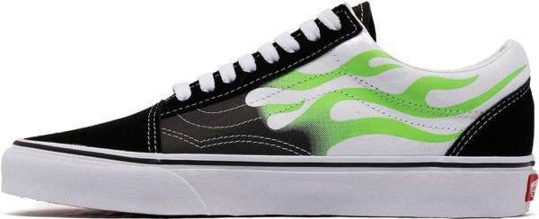 green flame vans